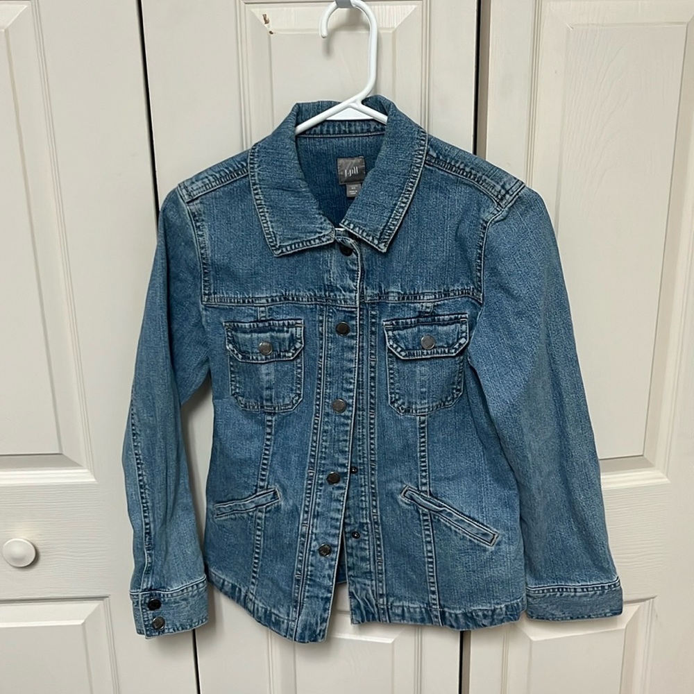 J. Jill Blue Jean Jacket